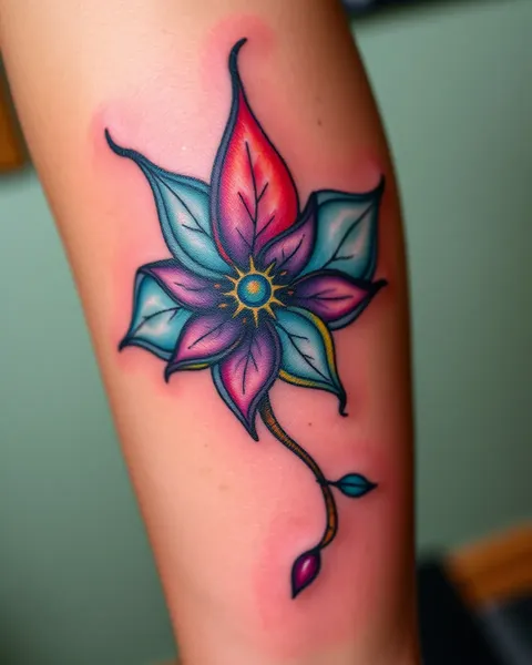 Colorful Tattoo Designs for Dark Skin Tones