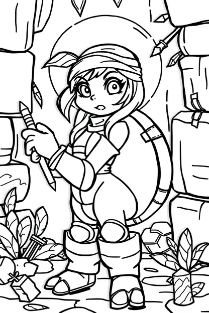 Coloring Pages Girl Tmnt for Kids Imagination