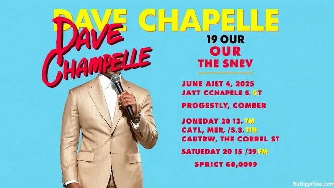 Comedian Dave Chappelle Embarks on 2025 World Tour