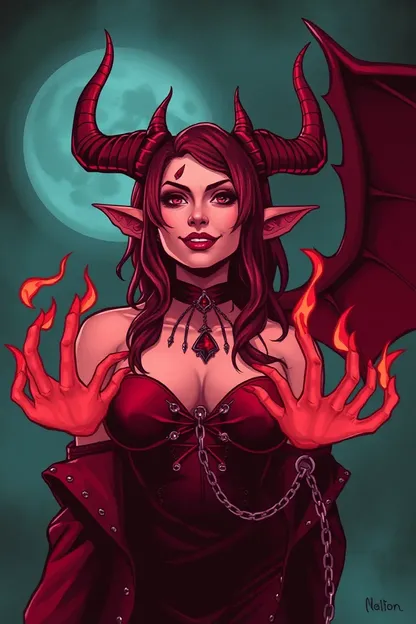 Comic Demon Girl from Hell Image