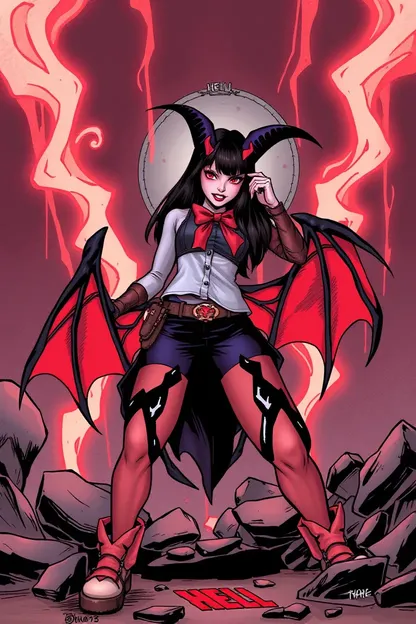 Comic Demon Girl from Hell Picture