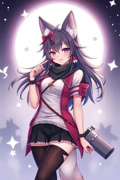 Commission Anime Wolf Girl Artwork Now