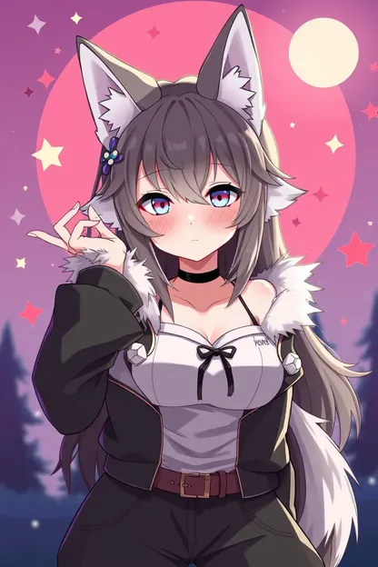 Commission Anime Wolf Girl Character Design Now