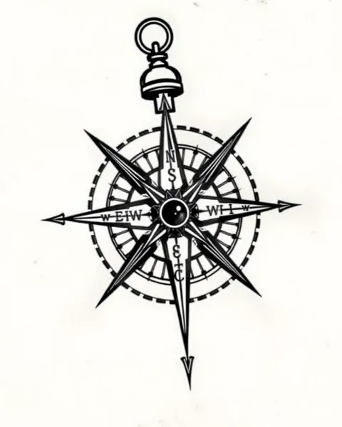 Compass Tattoos Designs for Adventure Seekers