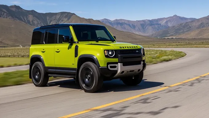 Configurations for 2025 Land Rover Defender Models