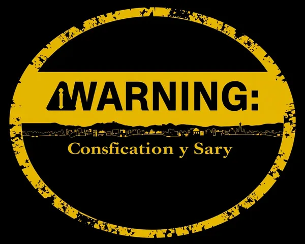 Content Warning Logo PNG Image File Format