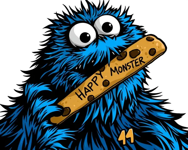 Cookie Monster PNG Graphic Image