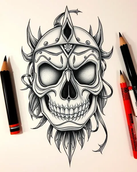 Cool Tattoo Drama Mask Drawing Unleashes Creative Freedom