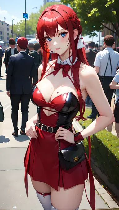 Cosplay hentai: Erotic art and animation of characters in costume.