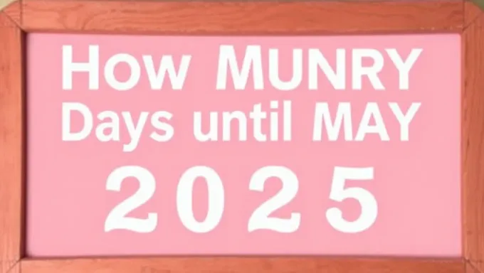 Count Down to May 4 2025