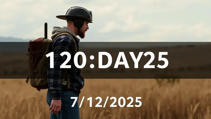 Countdown Begins 120 Days from 7/12/2025