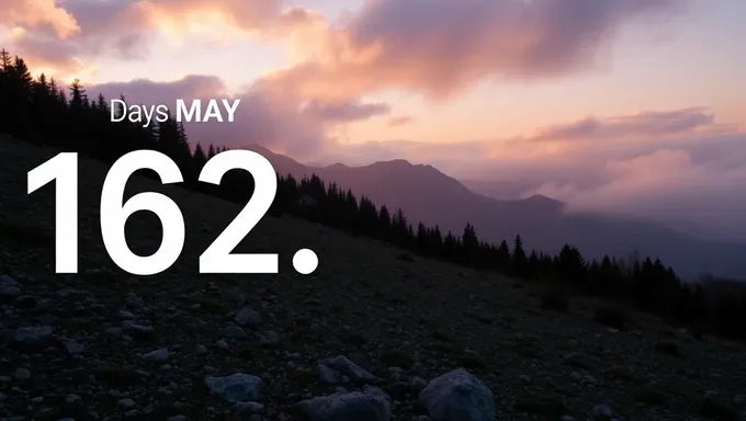 Countdown Reaches Midpoint days until may 17 2025