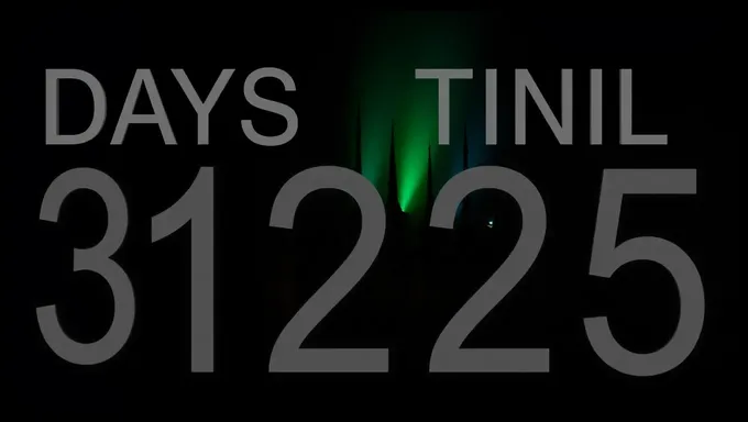 Countdown to March 31, 2025 in Days Left