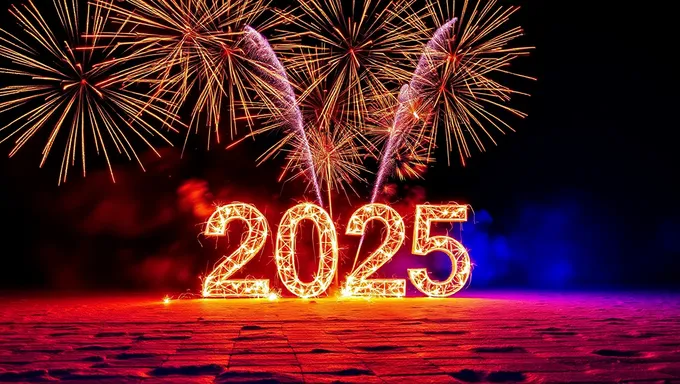 Countdown to New Year's Day 2025 Begins