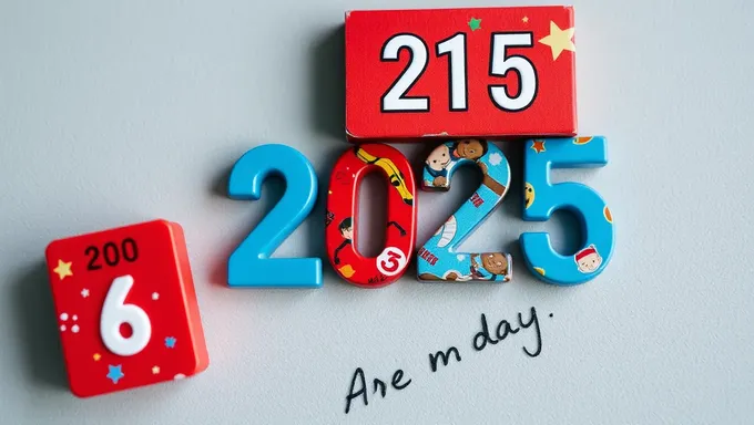 Countdown to New Year's Day in 2025