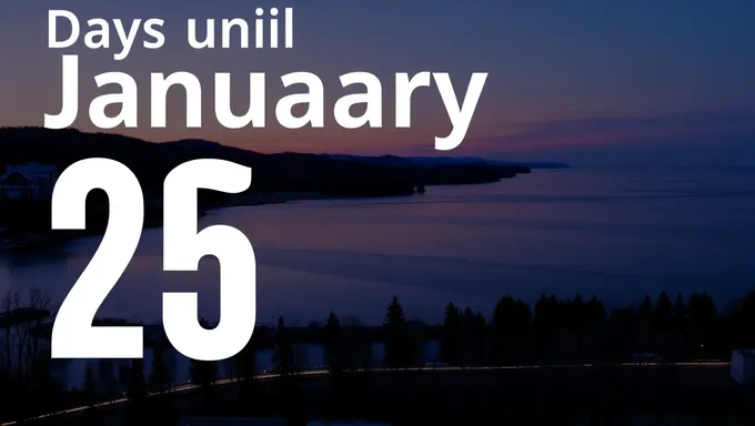 Counting Down to January 25, 2025