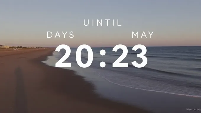 Counting Down to May 23, 2025