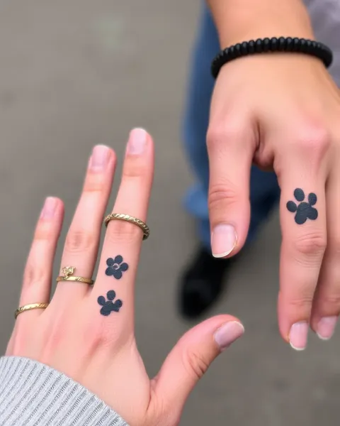 Couple Finger Tattoos: Durable Form of Body Art