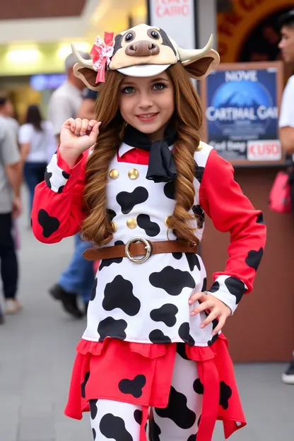 Cow Girl Costume with a Twist