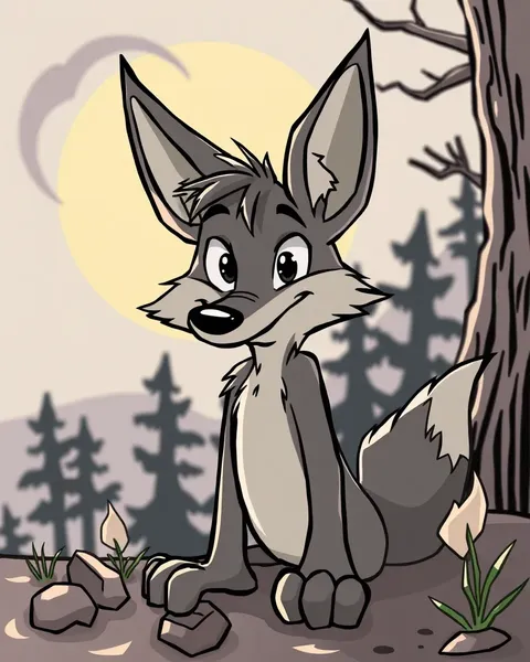 Coyote Cartoon Images: Whimsical Animated Creations