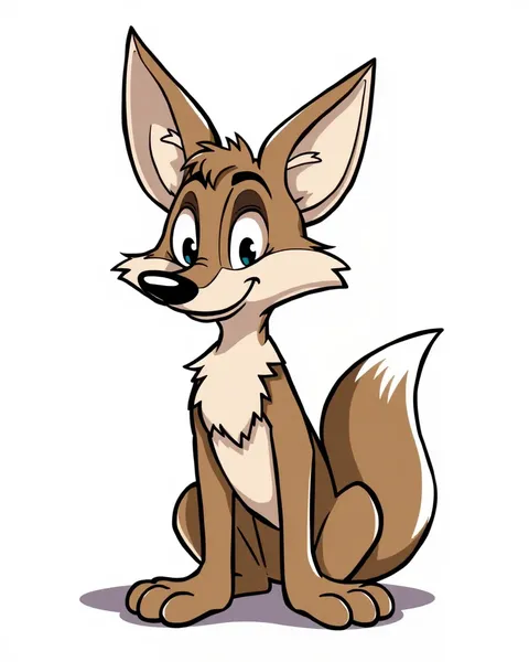 Coyote Images Cartoon with Animated Character Pictures