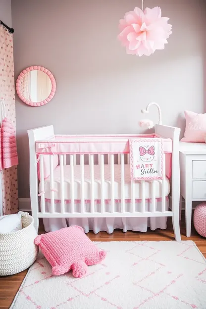 Cozy Crib Bedding Set for Little Princess