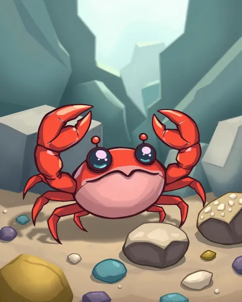 Crab Cartoon Image: A Colorful Illustration