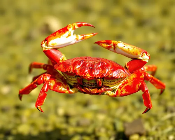 Crab PNG File Extension and Image Explanation Provided