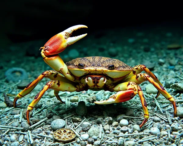 Crab PNG File Extension and Image Explanation Provided