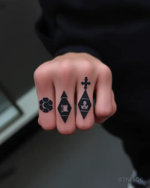 Creative Knuckle Tattoo Designs for Self Expression