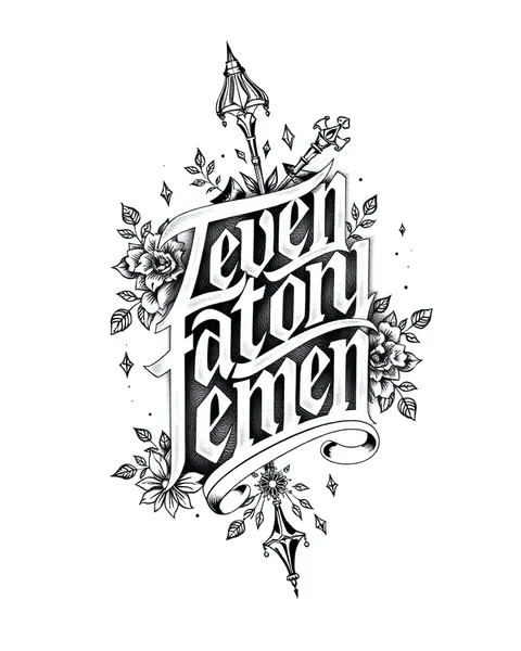 Creative Lettering Tattoo Designs for Self-Expression