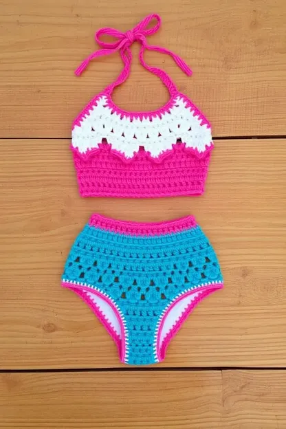 Crocheted Swimsuits for Young Girls