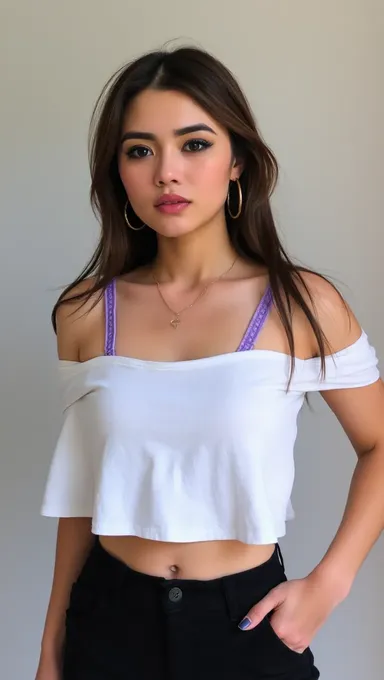 Cropped Loose Boob Top Trend Takes Center Stage