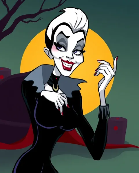 Cruella Deville Cartoon Images: 101 Dalmatians' Fashionably Fierce