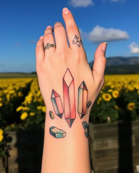 Crystal Tattoos: A Symbol of Inner Strength