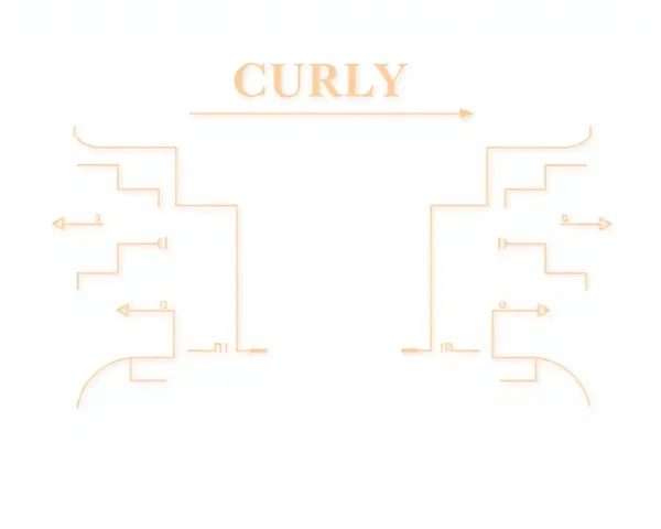 Curly Bracket PNG on White Background Generated