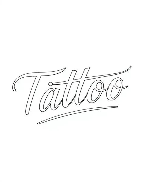 Cursive Tattoo Font: Artistic Font for Unique Tattoo Designs