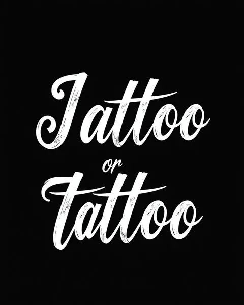 Cursive Tattoo Font: Custom Cursive Font for Personalized Tattoos