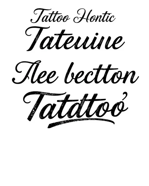 Cursive Tattoo Fonts: Artistic Expressions for Skin Decor