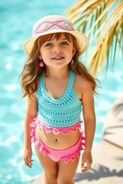 Custom Crocheted Swimsuits for Girls