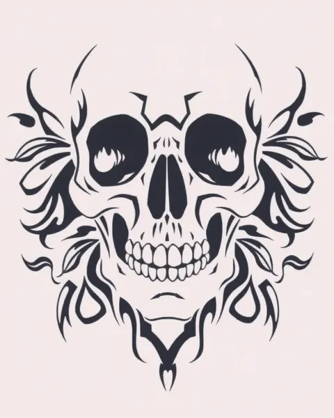 Custom Skull Tattoo Stencils for Personalized Designs