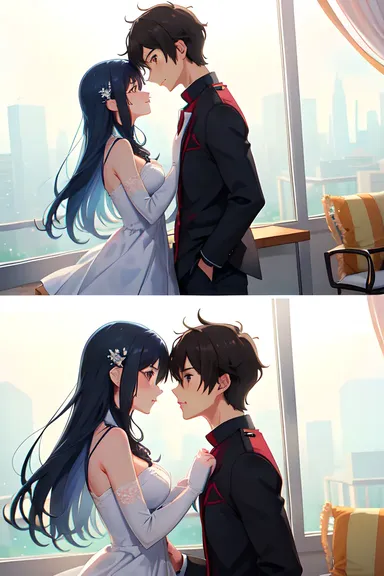 Cute Anime Pictures of Lovely Couples Scenes