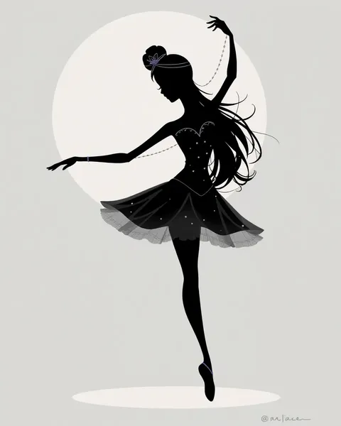 Cute Ballerina Cartoon Images for Kids