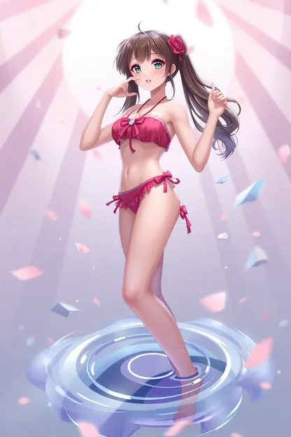 Cute Bikini Worn by AI Art Girl