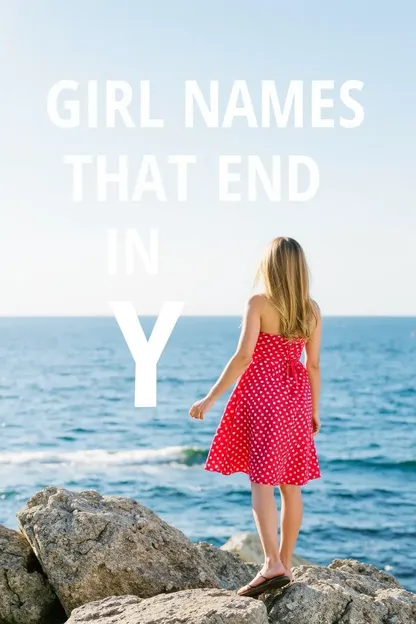 Cute Girl Names That End in Y