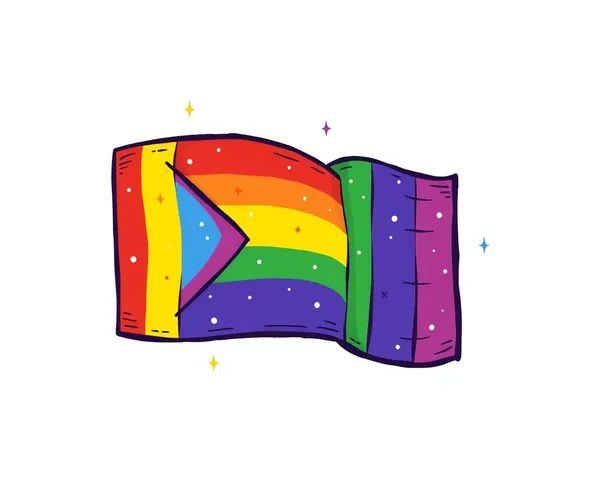 Cute Pride Flag PNG Colorful Pattern