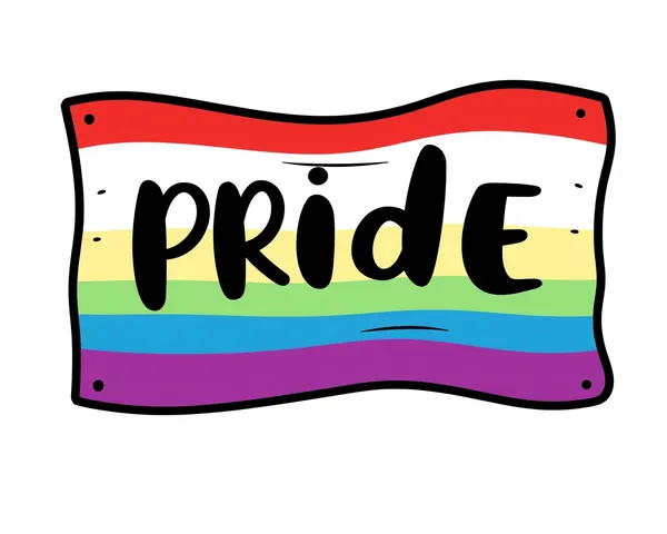 Cute Pride Flag PNG Icon Design