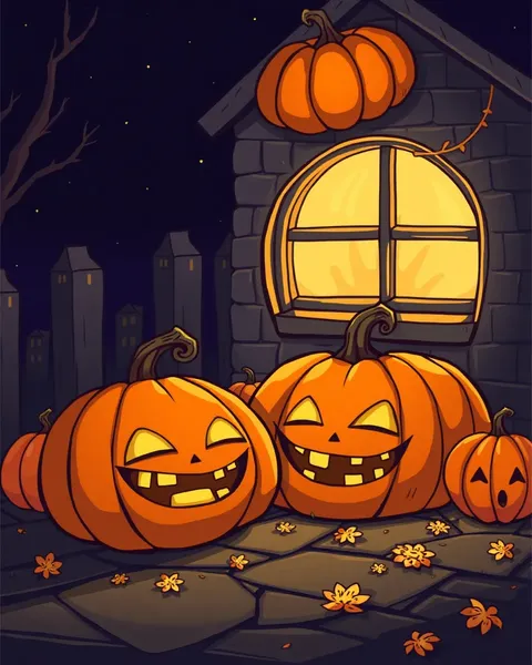 Cute Pumpkin Pictures in Cartoon