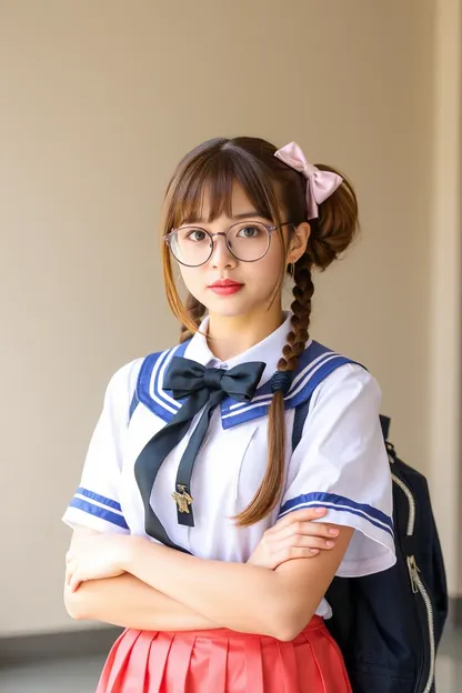 Cute School Girl Costume for Anime Character