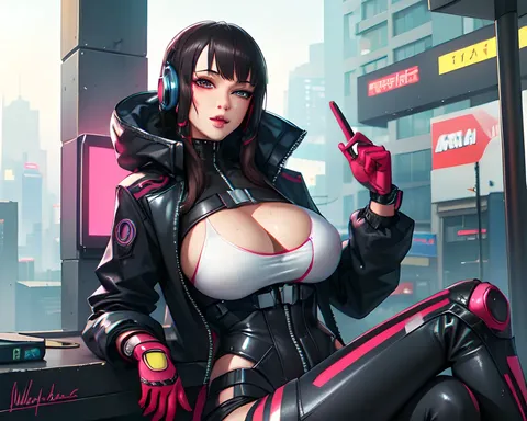 Cyberpunk Rule 34 Explores Dark Cyber Space